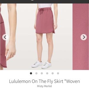 Lululemon On The Fly Skirt Woven
